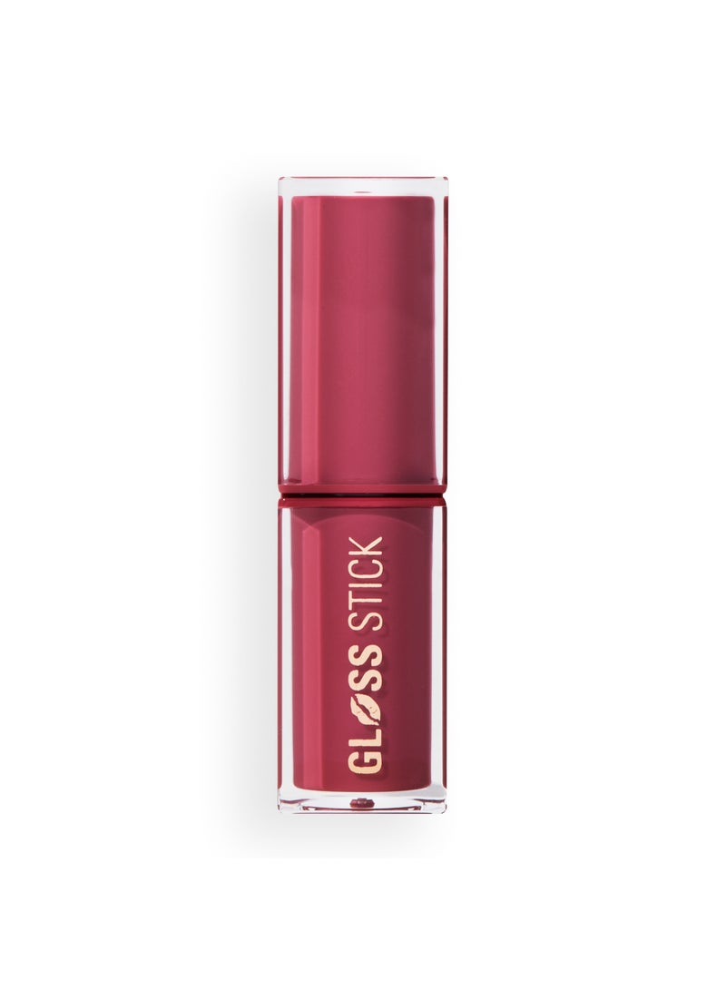 REVOLUTION Pout Shine Glossy Lipstick Rose Desire - Image 1